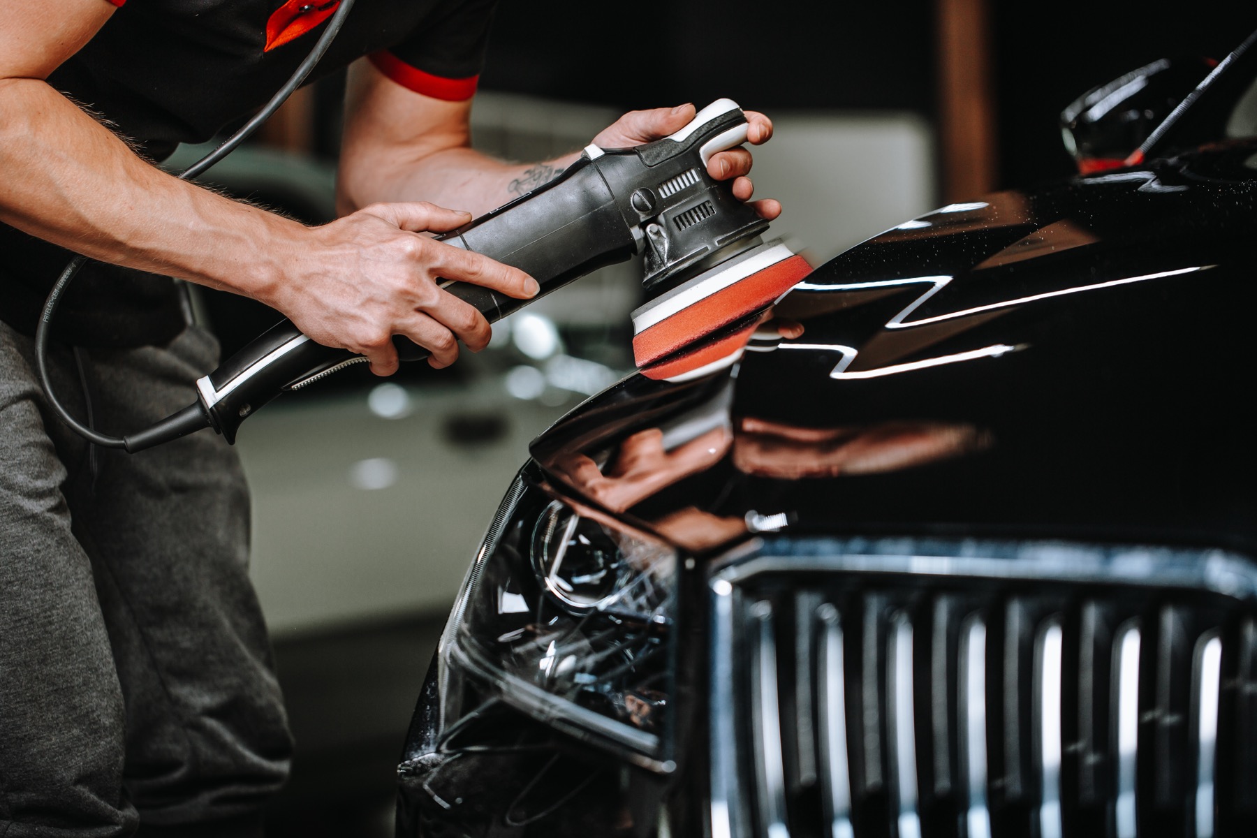 Paint polishing for premium mobile detailing in Orange County